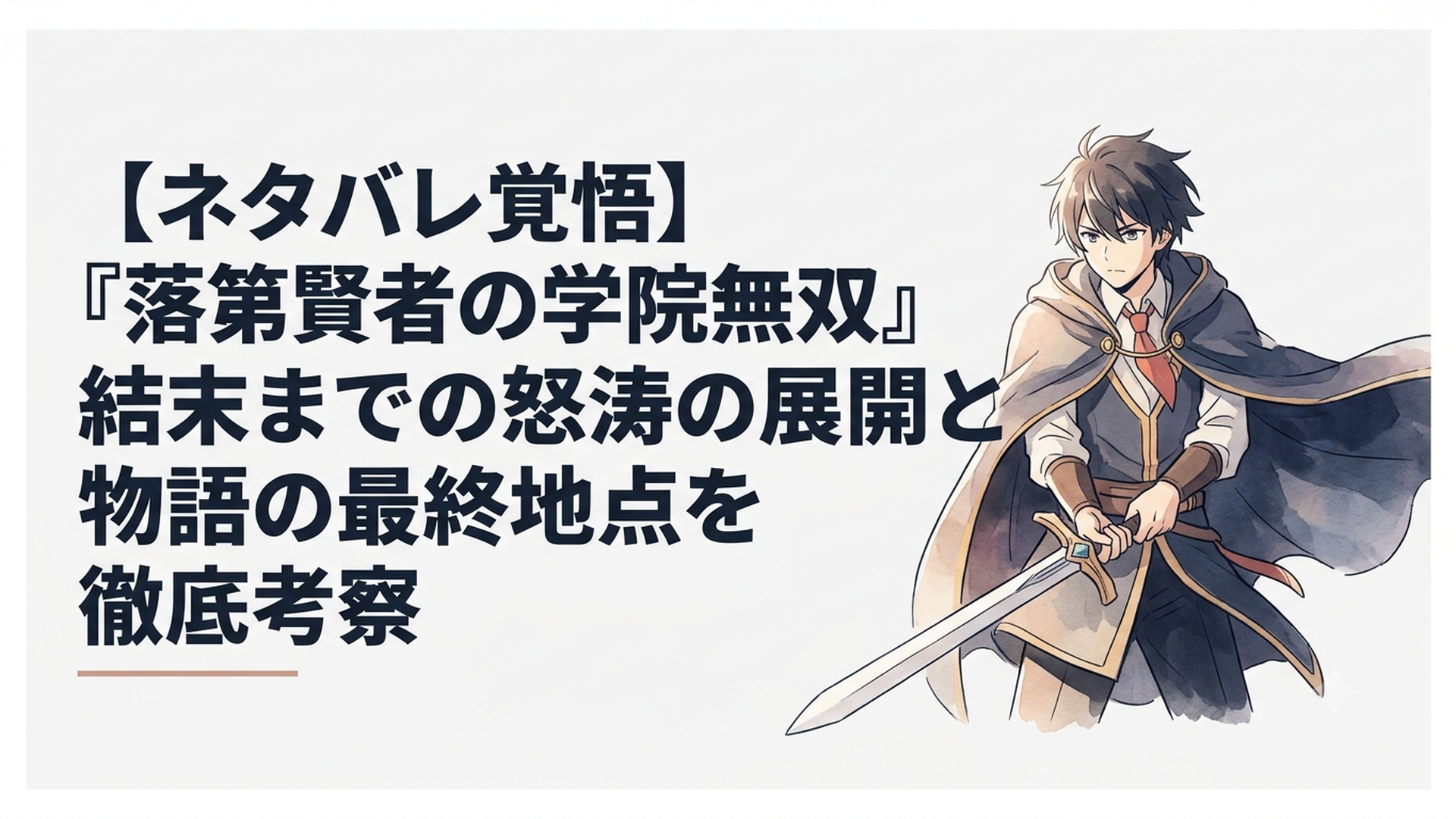 400年の時を超えて二度目の転生を果たした大賢者エフタルが衰退した世界で魔剣を手に戦う力強い姿