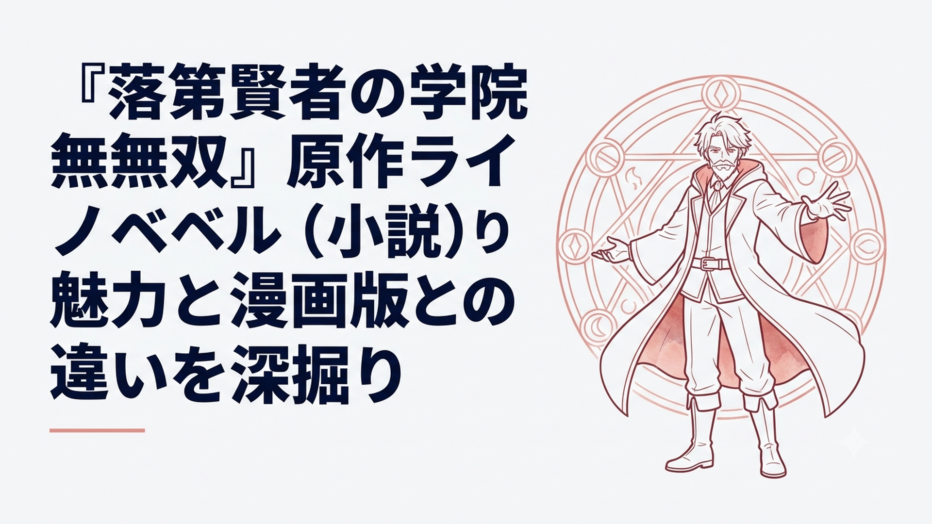 魔法陣を背に圧巻の魔力を解き放つ大賢者エフタルの勇姿